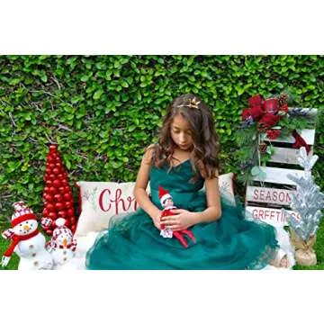 Glamulice Emerald Green Flower Girl Dress Lace Bridesmaid Long A Line Wedding Pageant Dresses Tulle Spaghetti Strap Party Gown Photo Shoot Holiday Evening Formal Princess Dance Ball Gown Green Prom 6