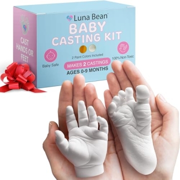 Luna Bean Baby Hand & Footprint Kit - Newborn Essential Must Haves for Boys Girls, Gifts for New Mom...