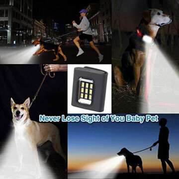 Bright Safety Running Lights for Joggers - Comfortable & Secure