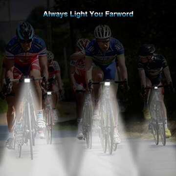 Bright Safety Running Lights for Joggers - Comfortable & Secure