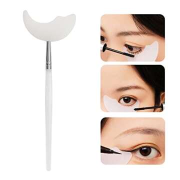 2 Pcs Silicone Mascara Guard Shields for Flawless Eye Makeup Application