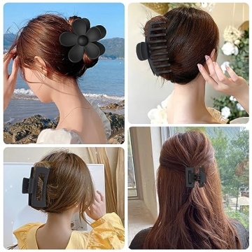 4 Pack Flower Hair Accessories Set for Durable Holding
