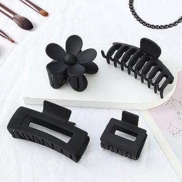 4 Pack Flower Hair Accessories Set for Durable Holding
