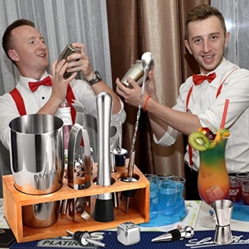 Professional 17-piece Cocktail Shaker Set for Home Mixology