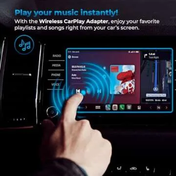 Wireless CarPlay Adapter 2023 Pro Slim Edition - Smallest and Fastest Wireless CarPlay Adapter - AutoSky - Factory Wired CarPlay Cars – USB-A and USB-C Cables – Wired CarPlay Required