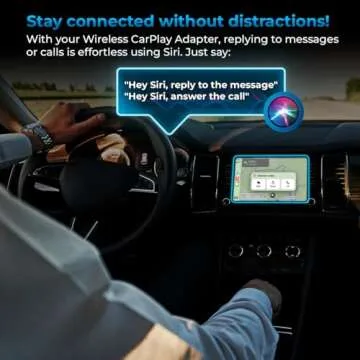 Wireless CarPlay Adapter 2023 Pro Slim Edition - Smallest and Fastest Wireless CarPlay Adapter - AutoSky - Factory Wired CarPlay Cars – USB-A and USB-C Cables – Wired CarPlay Required