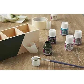 PEBEO 45ml Deep Black Acrylic Paint for All Surfaces