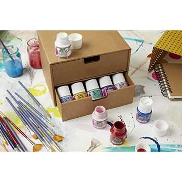 PEBEO 45ml Deep Black Acrylic Paint for All Surfaces