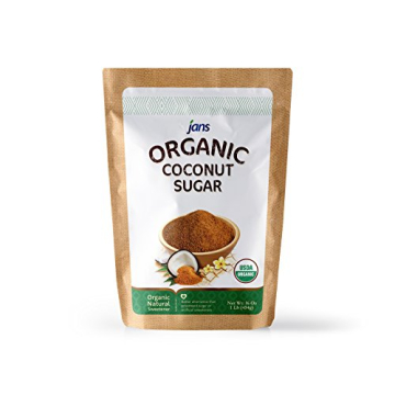 Jans Organic Coconut Sugar 16 oz | Made from Fresh Coconut | Gluten-Free | Non-GMO | Low Glycemic | ...