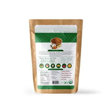 Organic Coconut Sugar Natural Low Glycemic Sweetener