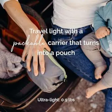 Boba Air Ultra-Lightweight Baby Carrier and Toddler Backpack Carrier - Baby Hiking Backpack Carrier 3 Months (15-45lbs) - Toddler Backpack Carrier and Baby Carrier Backpack (Grey)