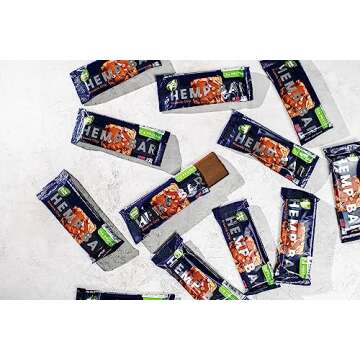 Evo Hemp Organic Protein Bar - Tasty & Vegan Friendly Snack