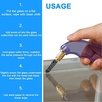 IMT Pistol Grip Glass Cutter - Precision & Durability