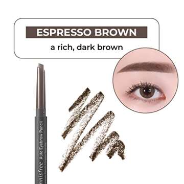 Retractable Eyebrow Pencil for Precise Makeup