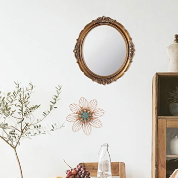 Elegant Funerom Vintage Oval Mirror for Home Decor