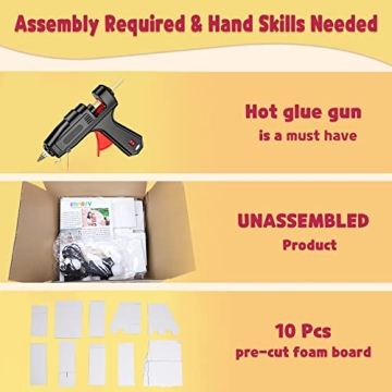 imprsv 4FT Light Up Marquee Numbers for Parties