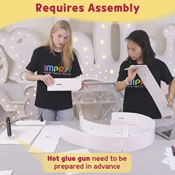 imprsv 4FT Light Up Marquee Numbers for Parties