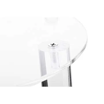 Jusalpha 3 Tier Acrylic Cake Stand for Elegant Displays