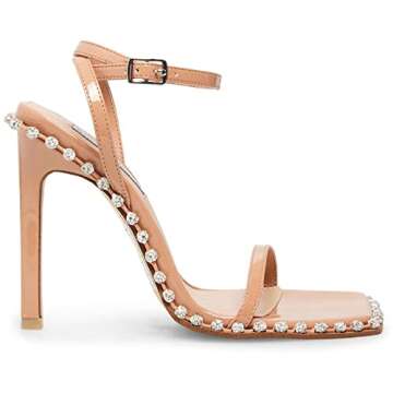 Steve Madden Women's Zelle Heeled Sandal, Camel Multi, 10