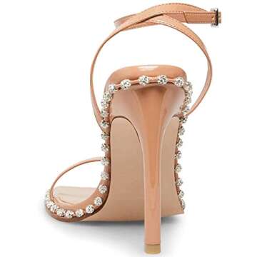 Steve Madden Zelle Heeled Sandal for Women - Camel Multi
