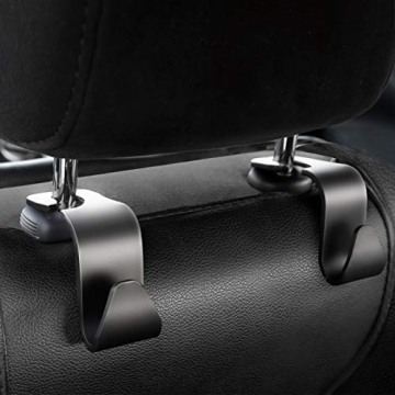 FJCTER Headrest Hooks for Car - 44 LB Capacity Organizer