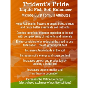 Organic Fish Fertilizer for Thriving Gardens - 128 oz