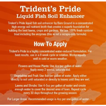 Organic Fish Fertilizer for Thriving Gardens - 128 oz