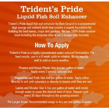 Organic Fish Fertilizer for Thriving Gardens - 128 oz