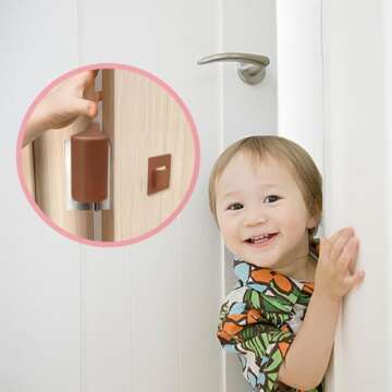 Hanging Silicone Door Pinch Guard for Child Safety