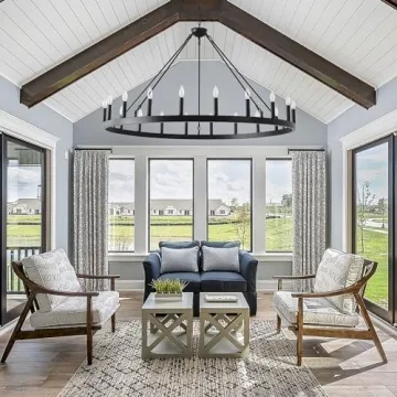 Viksroeo 53 Inch Large Wagon Wheel Chandelier With 20 Lights