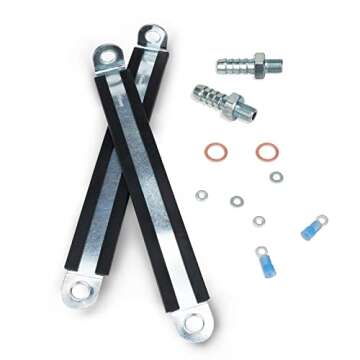 WEILEITE GSL392 Inline Fuel Pump 255LPH High Pressure With Install Kit(Universal External Pump) Replaces GSL392-400-939 GSL392400939 400-939