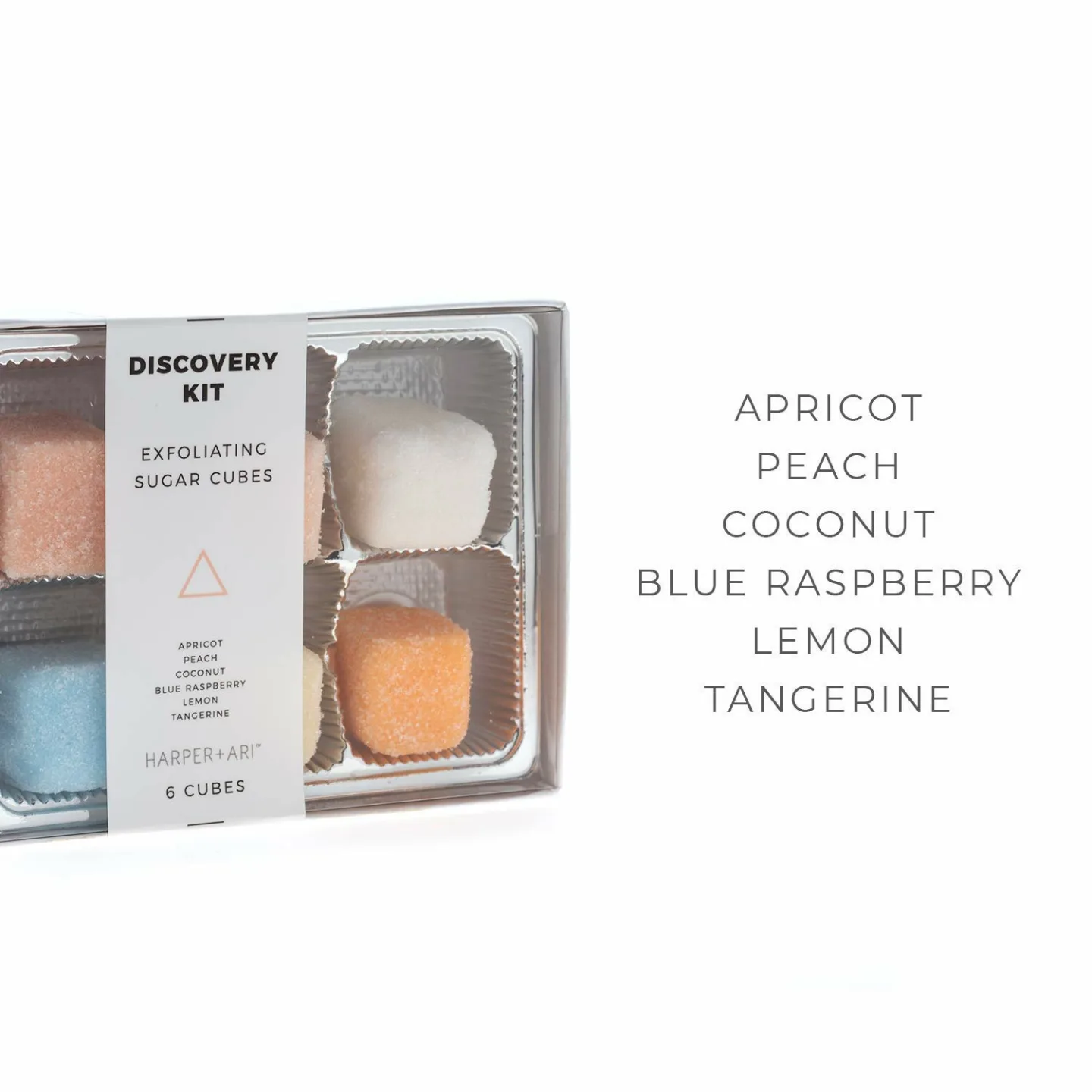 Harper + Ari Sugar Scrub Gift Set - 6 Cubes