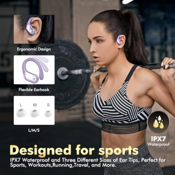 HAOYUYAN Bluetooth Sports Earbuds with 80H Playtime