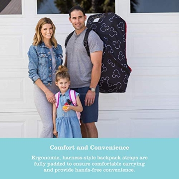 Padded Disney Backpack Car Seat Travel Bag for Kids