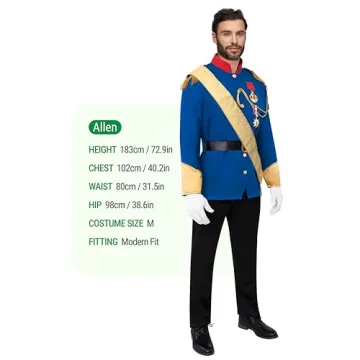 Men's Prince Charming Costume for Halloween Fun