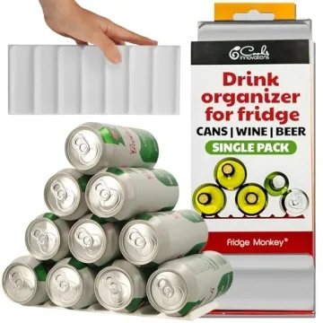 Fridge Monkey Mat - Space Saving Drink Organizer for Fridge