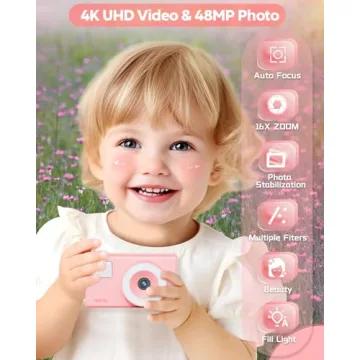 CIMELR Kids Digital Camera, 48MP, Compact & Fun
