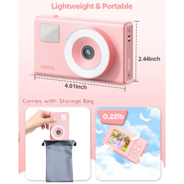 CIMELR Kids Digital Camera, 48MP, Compact & Fun