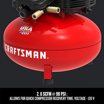 CRAFTSMAN 6 Gallon Portable Air Compressor with Accessory Kit