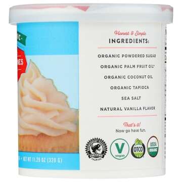 Miss Jones Organic Buttercream Frosting - Vegan Vanilla Delight