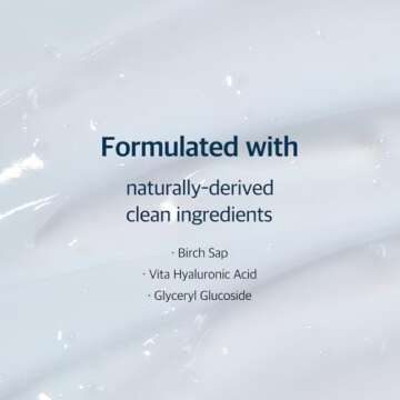 ROUND LAB Birch Juice Moisturizing Cream 2.7 Fl Oz, 48-Hour Deep Hydrating Face Moisturizer with Birch Sap & Vita Hyaluronic Acid for Acne-Prone Skin, Reduces Sebum, Oil, Blackheads, Korean Skin Care
