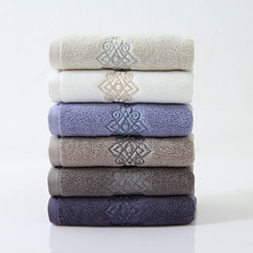 Luxury Hand Towels Set of 2 - Highly Absorbent Cotton