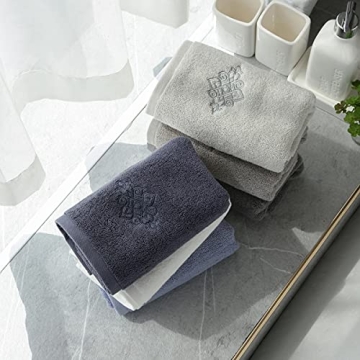 Luxury Hand Towels Set of 2 - Highly Absorbent Cotton