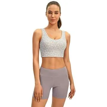 Padded Medium Support Sports Bras for Women Activewear