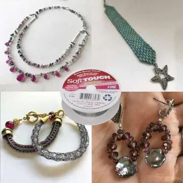 Soft Flex Flexible Braided Jewelry Wire for Crafting