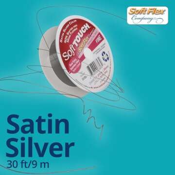 Soft Flex Flexible Braided Jewelry Wire for Crafting