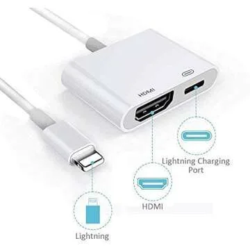 Apple MFi Lightning to HDMI Adapter for Seamless Streaming