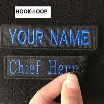 Custom Embroidery Name Patches for Tactical Gear