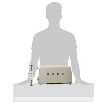 Smeg 50's Retro 4 Slice Toaster - Perfect For Any Kitchen!