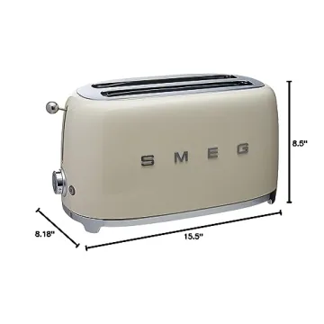 Smeg 50's Retro 4 Slice Toaster - Perfect For Any Kitchen!